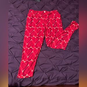 LulaRoe Valentine Leggings. TC